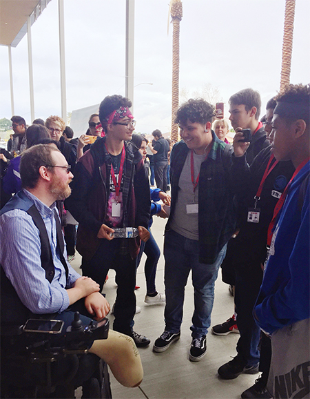 After STUMPED screens for 1,300 high school students and teachers of Coachella Valley in Southern California, Will Lautzenheiser meets the community.